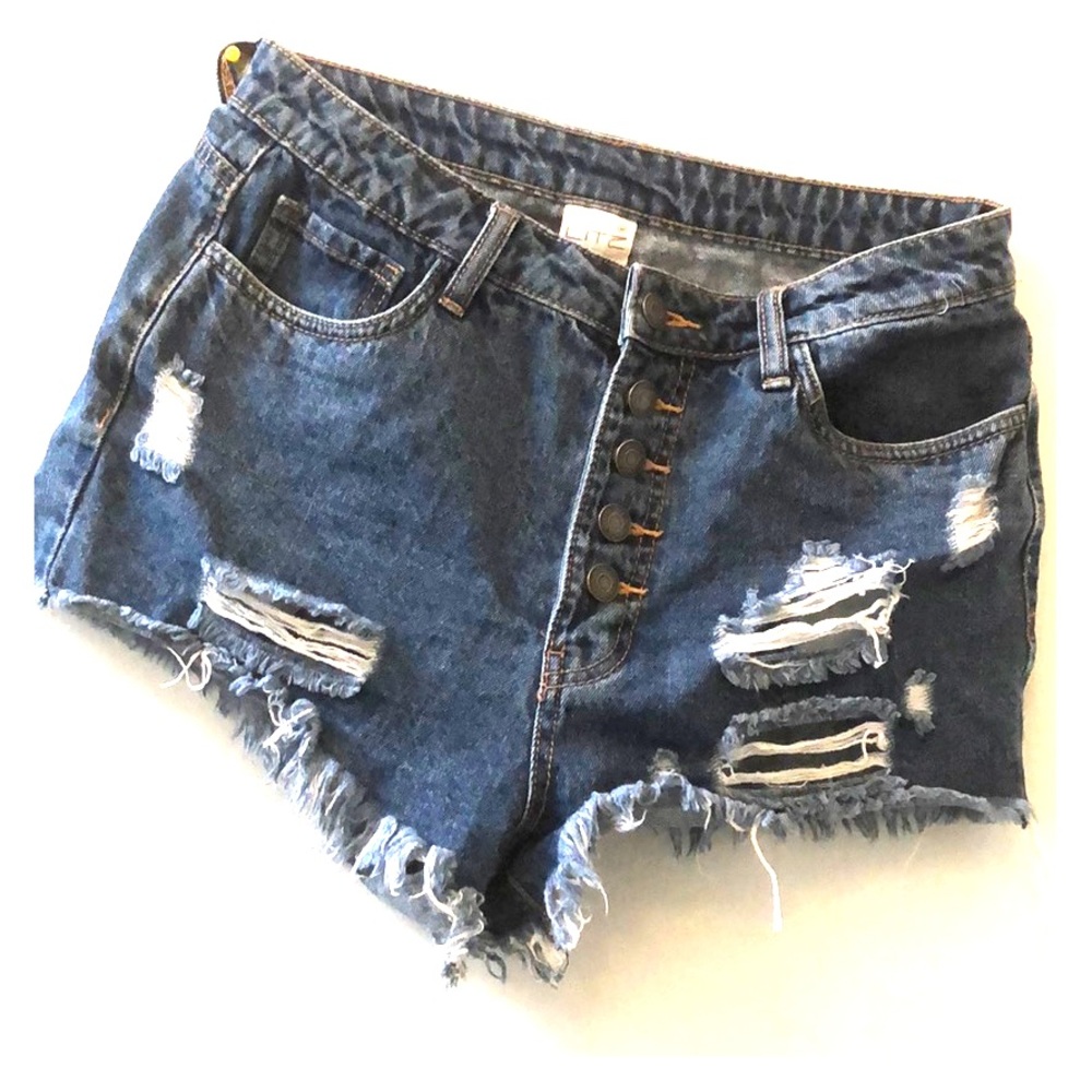 Denim Short Shorts